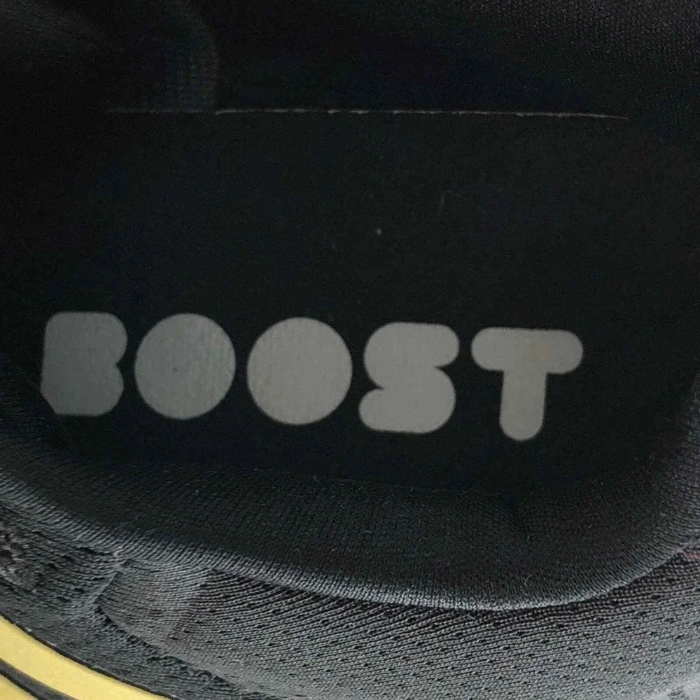 Adidas Pureboost 21 Sneakers Black Gold White Men's‎ Size 8.5